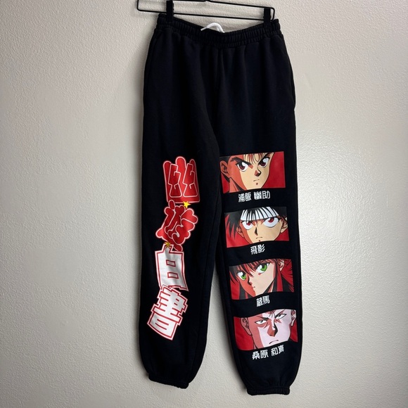 Atsuko Yu Yu Hakusho Y2K Sweatpants Vintage Size Small